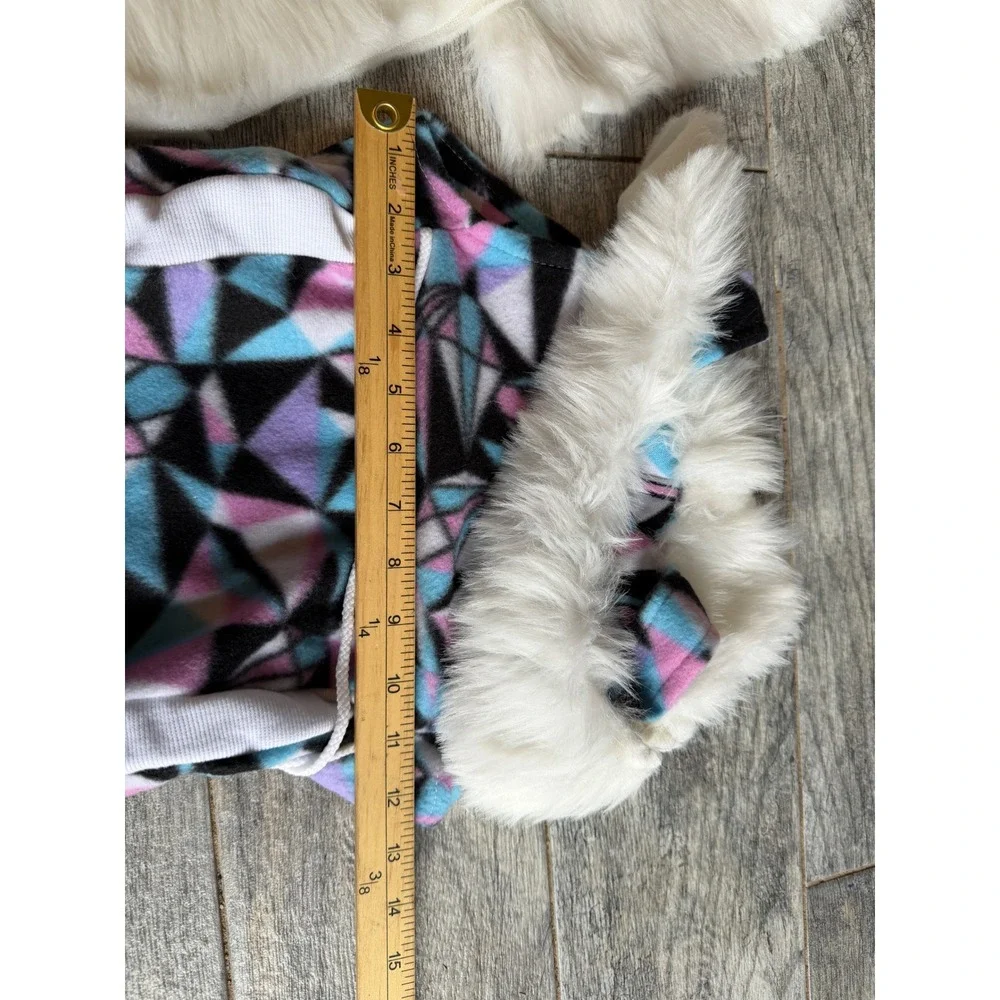 Monster High Abbey Bominable Halloween Costume Medium Rubies Faux Fur Yeti Girls
